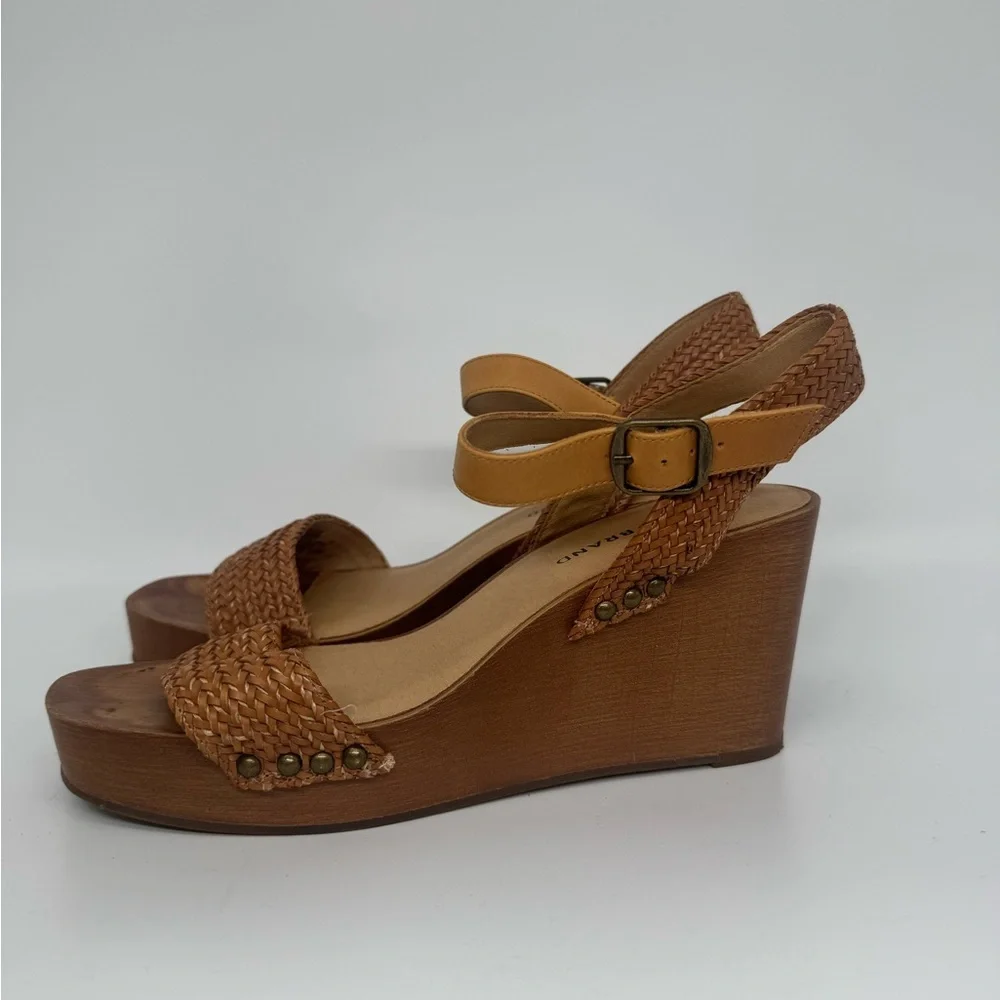Lucky Brand Women's Zyler Platform Woven Wedges Size 8.5 - Picture 2 of 5